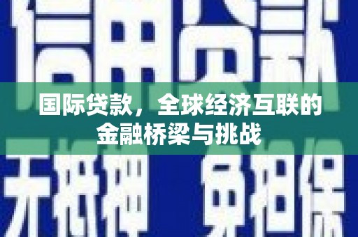 睢宁国际贷款，全球经济互联的金融桥梁与挑战