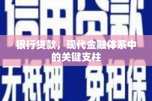睢宁银行贷款，现代金融体系中的关键支柱