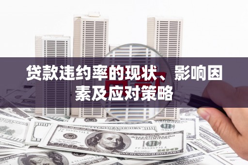 睢宁贷款违约率的现状、影响因素及应对策略