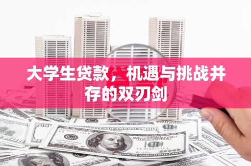 睢宁大学生贷款，机遇与挑战并存的双刃剑