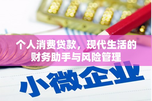睢宁个人消费贷款，现代生活的财务助手与风险管理