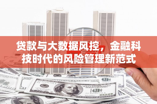 睢宁贷款与大数据风控，金融科技时代的风险管理新范式