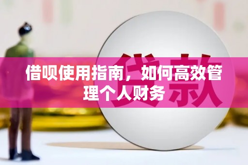 睢宁借呗使用指南，如何高效管理个人财务