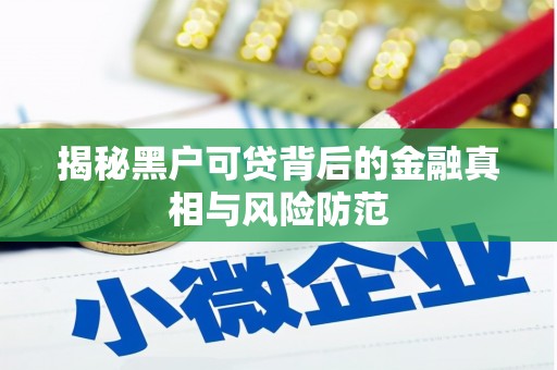 睢宁揭秘黑户可贷背后的金融真相与风险防范