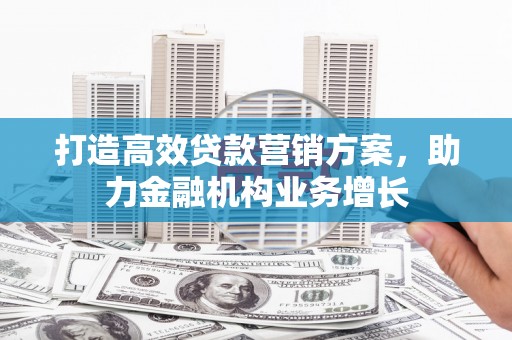 睢宁打造高效贷款营销方案，助力金融机构业务增长