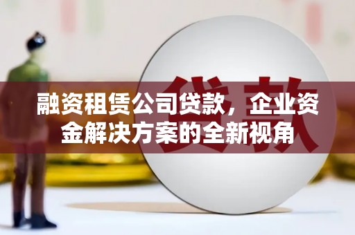 睢宁融资租赁公司贷款，企业资金解决方案的全新视角