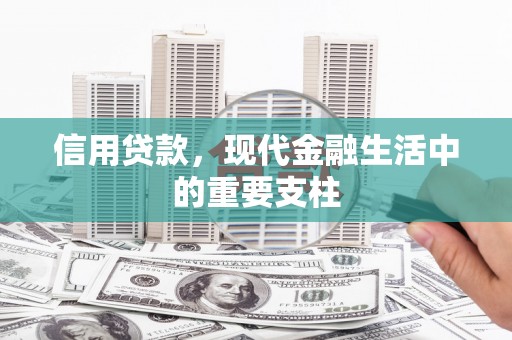 睢宁信用贷款，现代金融生活中的重要支柱