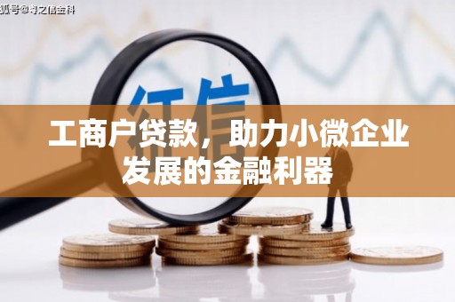 睢宁工商户贷款，助力小微企业发展的金融利器
