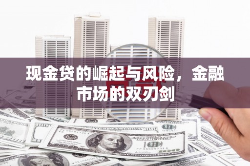 睢宁现金贷的崛起与风险，金融市场的双刃剑