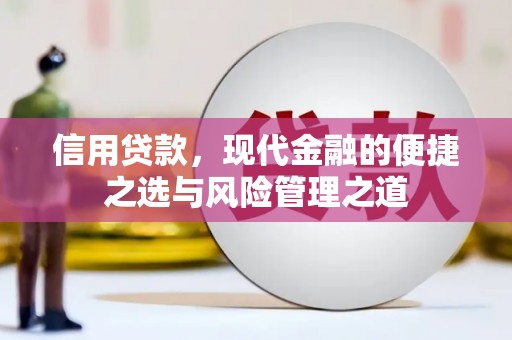 睢宁信用贷款，现代金融的便捷之选与风险管理之道