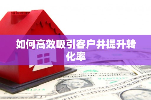 睢宁如何高效吸引客户并提升转化率