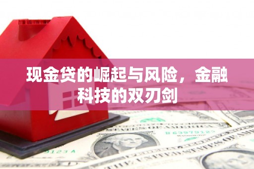 睢宁现金贷的崛起与风险，金融科技的双刃剑