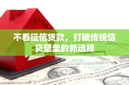 睢宁不看征信贷款，打破传统信贷壁垒的新选择