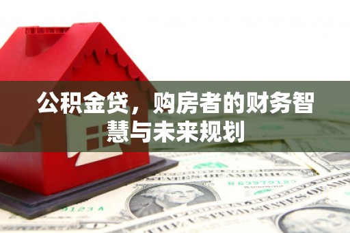 睢宁公积金贷，购房者的财务智慧与未来规划
