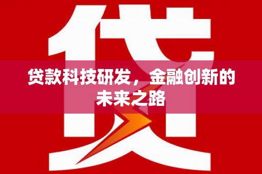 睢宁贷款科技研发，金融创新的未来之路