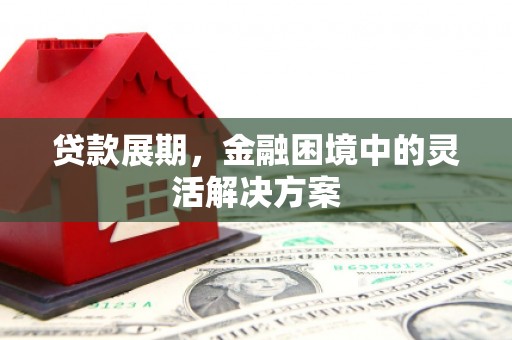 睢宁贷款展期，金融困境中的灵活解决方案