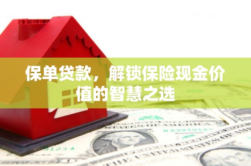 睢宁保单贷款，解锁保险现金价值的智慧之选