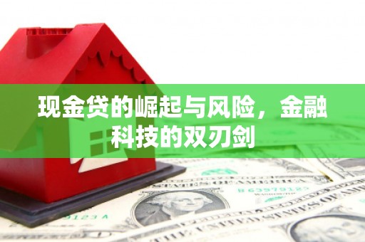 睢宁现金贷的崛起与风险，金融科技的双刃剑