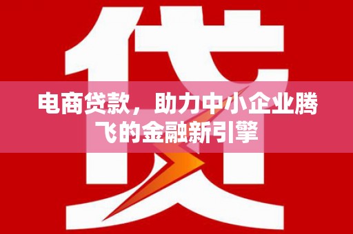 睢宁电商贷款，助力中小企业腾飞的金融新引擎