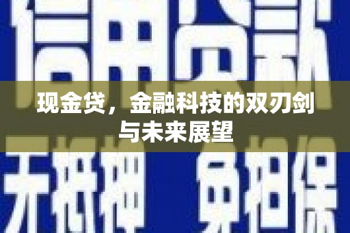 睢宁现金贷，金融科技的双刃剑与未来展望