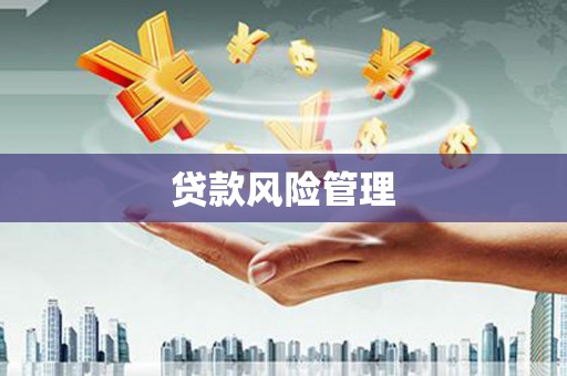 睢宁贷款风险管理