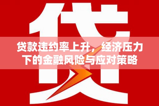 睢宁贷款违约率上升，经济压力下的金融风险与应对策略