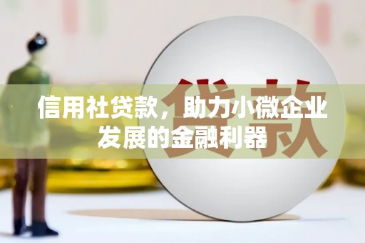 睢宁信用社贷款，助力小微企业发展的金融利器