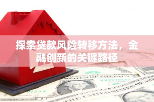 睢宁探索贷款风险转移方法，金融创新的关键路径