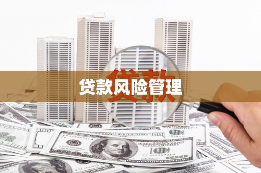 睢宁贷款风险管理