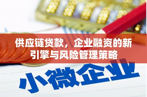睢宁供应链贷款，企业融资的新引擎与风险管理策略