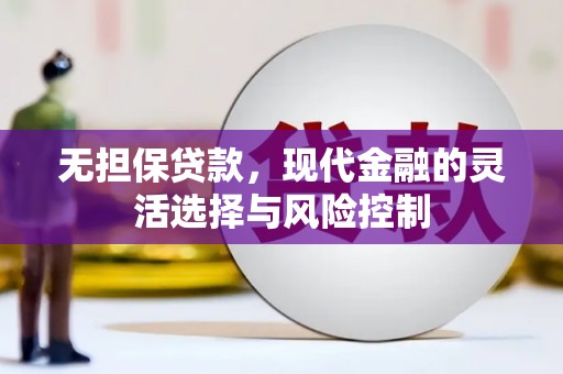 睢宁无担保贷款，现代金融的灵活选择与风险控制