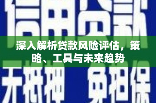 睢宁深入解析贷款风险评估，策略、工具与未来趋势