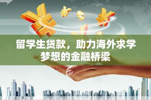 睢宁留学生贷款，助力海外求学梦想的金融桥梁