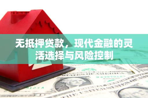 睢宁无抵押贷款，现代金融的灵活选择与风险控制