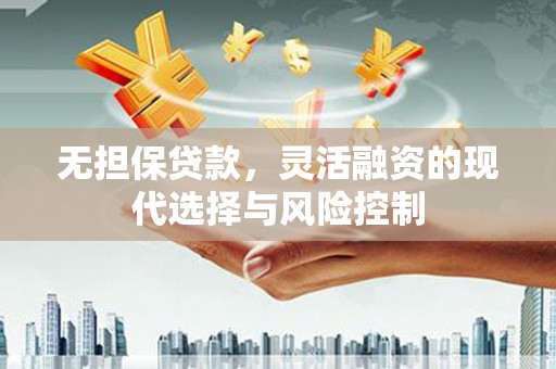 睢宁无担保贷款，灵活融资的现代选择与风险控制