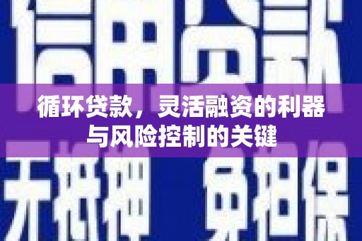睢宁循环贷款，灵活融资的利器与风险控制的关键