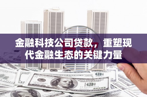 睢宁金融科技公司贷款，重塑现代金融生态的关键力量