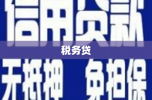 睢宁税务贷