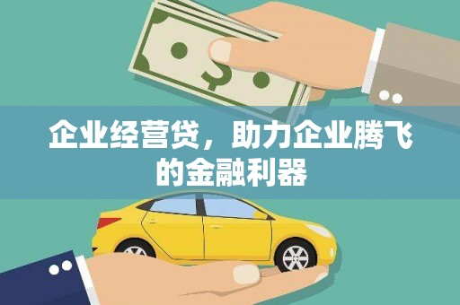 睢宁企业经营贷，助力企业腾飞的金融利器