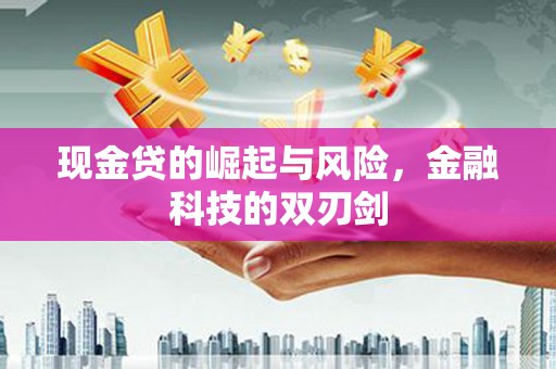 睢宁现金贷的崛起与风险，金融科技的双刃剑