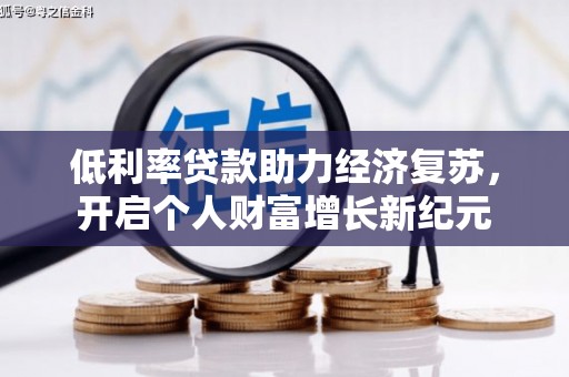 睢宁低利率贷款助力经济复苏，开启个人财富增长新纪元