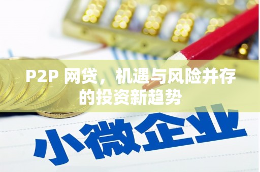 睢宁P2P 网贷，机遇与风险并存的投资新趋势