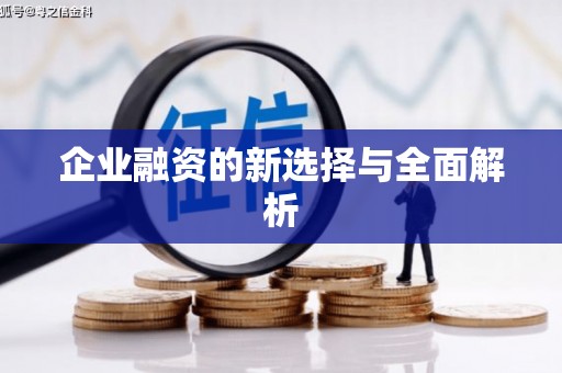 睢宁企业融资的新选择与全面解析