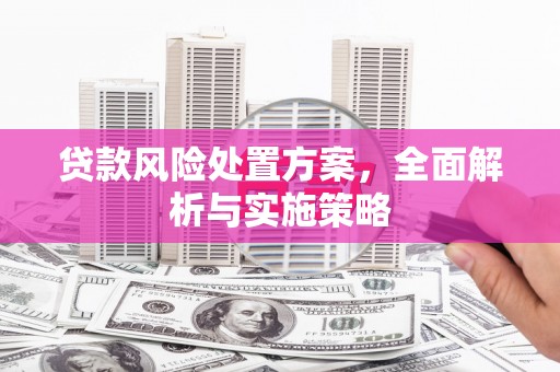 睢宁贷款风险处置方案，全面解析与实施策略