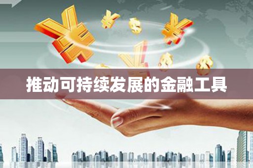 睢宁推动可持续发展的金融工具