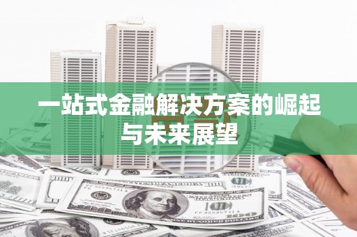 睢宁一站式金融解决方案的崛起与未来展望