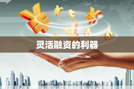 睢宁灵活融资的利器