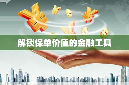 睢宁解锁保单价值的金融工具