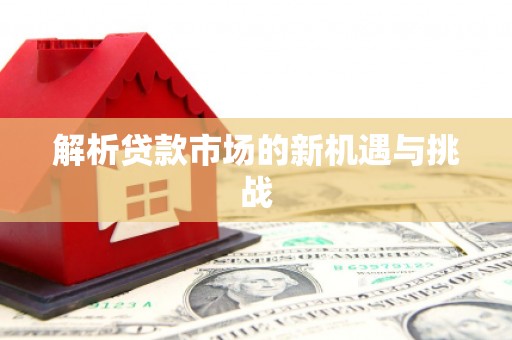 睢宁解析贷款市场的新机遇与挑战