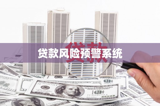 睢宁贷款风险预警系统